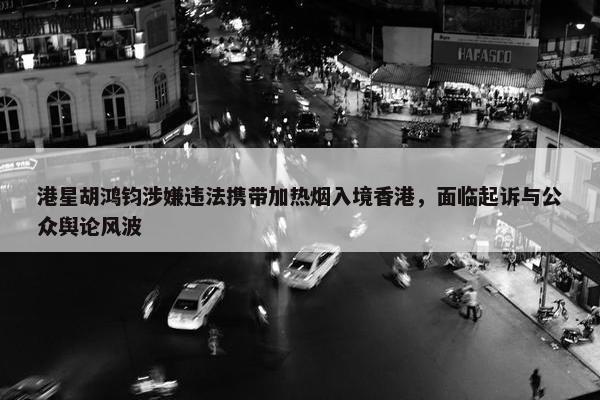 港星胡鸿钧涉嫌违法携带加热烟入境香港，面临起诉与公众舆论风波